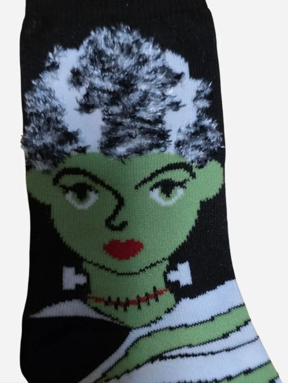 Halloween Fun Sock Bundle Bride Of Frankenstein Bats Jack-O-Lanterns, Eyeballs